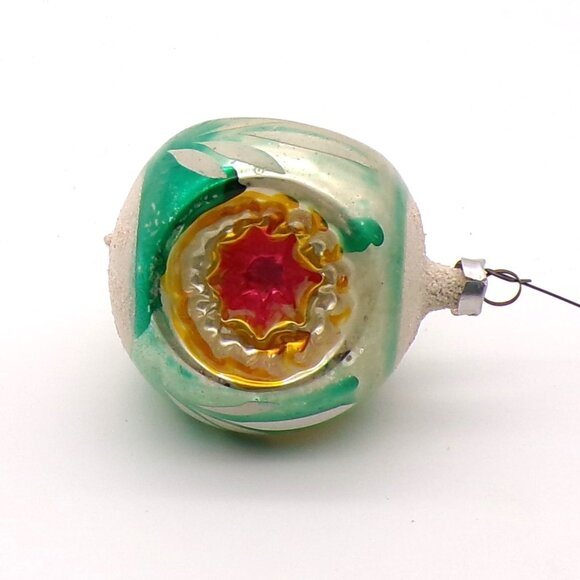 Vintage 50s 60s Glass Christmas Ornament - Picture 4 of 8